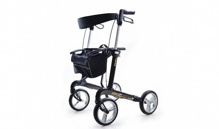 英科医疗助行器SPIRIT X4，碳纤维框架，易于折叠，多高度可选择。