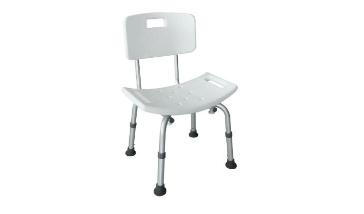 高度可调，带靠背设计，提供舒适支撑。