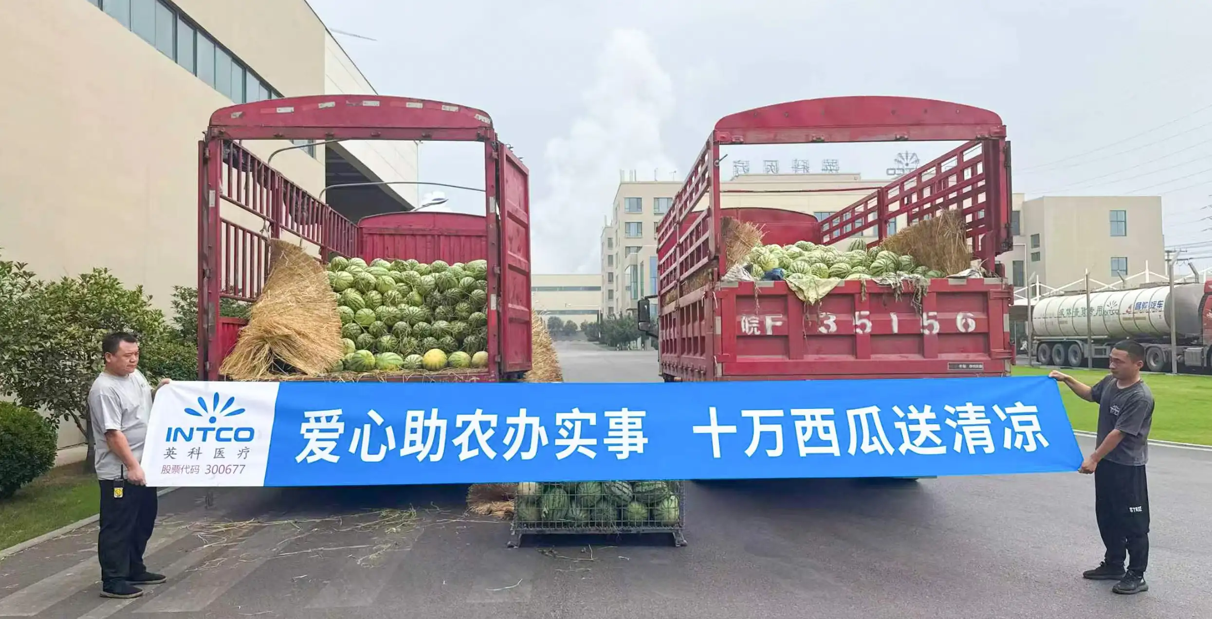 英科医疗为员工发放西瓜送清凉,传递夏日关怀 英科医疗为员工发放西瓜送清凉,传递夏日关怀